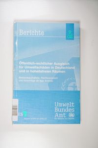 Öffentlich-rechtlicher Ausgleich für Umweltschäden in Deutschland und in hoheitsfreien Räumen