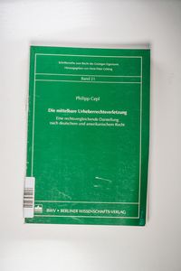 Die mittelbare Urheberrechtsverletzung