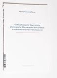 Untersuchung und Beschreibung physikal...