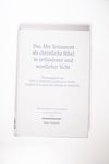 Das Alte Testament als christliche Bibel in orthod