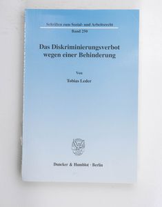 Das Diskriminierungsverbot wegen einer... Das Diskriminierungsverbot wegen einer...