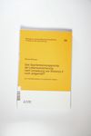 Das Spartentrennungsprinzip der Lebensversicherung