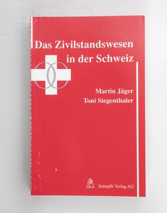 Das Zvilstandswesen in der Schweiz Das Zvilstandswesen in der Schweiz