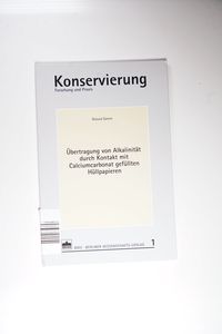 Übertragung von Alkalinität durch Kontakt mit Calciumcarbonat gefüllten Hüllpapieren (Forschung und Praxis) Übertragung von Alkalinität durch Kontakt mit Calciumcarbonat gefüllten Hüllpapieren (Forschung und Praxis)