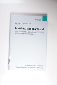 Matthew and His World - Benedict T. Viviano Matthew and His World - Benedict T. Viviano