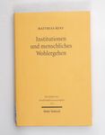 Institutionen und menschliches Wohlergehen : die R