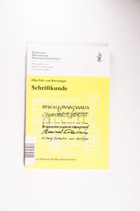 Schriftkunde: Basiswissen Schriftkunde: Basiswissen