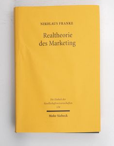 Realtheorie und Marketing : Gestalt un... Realtheorie und Marketing : Gestalt un...