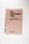 Eine angeschlagene These: Die 11. Feuerbach-These 
