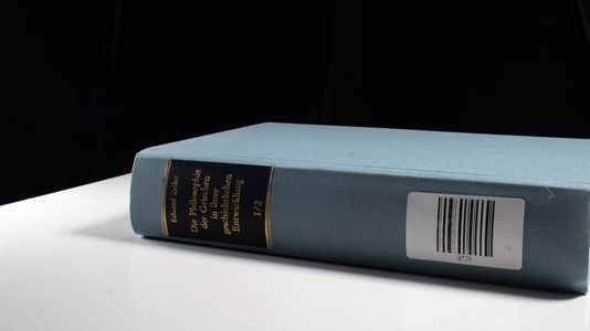 Die Philosophie der Griechen in ihrer geschichtlichen Entwicklung. Band I,2 - Zeller, Eduard