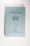 International Reporting 1928-1985 - Erika J. Fisch