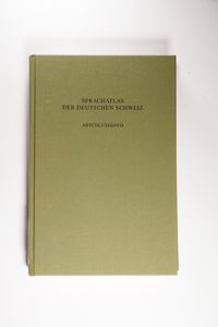 Sprachatlas der deutschen Schweiz Bd. IX - Trüb, Rudolf Sprachatlas der deutschen Schweiz Bd. IX - Trüb, Rudolf