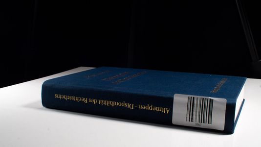 Disponibilität des Rechtsscheins. Struktur und Wirkungen des Redlichkeitsschutzes im Privatrecht. - Altmeppen, Holger