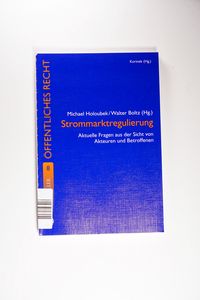 Strommarktregulierung Strommarktregulierung