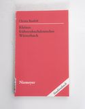 Kleines frühneuhochdeutsches Wörterbuc...