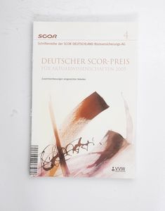 Deutscher SCOR-Preis für Aktuarwissens... Deutscher SCOR-Preis für Aktuarwissens...
