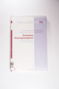 Evaluation Vorsorgeausgleich - Katerina Baumann; Margareta Lauterburg Evaluation Vorsorgeausgleich - Katerina Baumann; Margareta Lauterburg